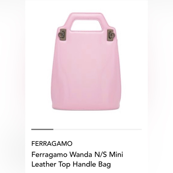 Ferragamo Wanda N/S Mini Leather Top Handle Bag. - Picture 3 of 17
